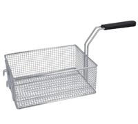 Panier friteuse 270 x 200 x 110 mm - panier de remplacement pour friteuses électriques Lotus 970166 Desco LO.342 - robuste, facile à nettoyer, idéal restauration pro