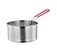Panier Friture, Passoire à pâtes de cuisine avec poignée, panier de nouilles et de boulettes de poulet(18cm)