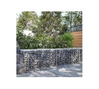 Panier gabion avec couvercle 200x50x50 cm fer galvanisé