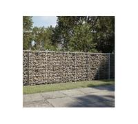 Panier gabion avec couvercle 300x50x100 cm fer galvanisé