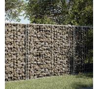Panier Gabion avec Couvercle Cage Décoration de Jardin Fer Galvanisé vidaXL