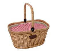 Panier galcière chantilly vichy rouge
