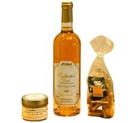 PANIER GARNI - Colis gourmand - Panier cadeau - Coffret : La Box Hydromel. Pour découvrir ce nectar des Dieux de l’Olympe !