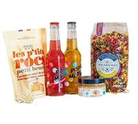 PANIER GARNI - Colis gourmand - Panier cadeau - Le Coffret Végétarien : 5 produits de qualité issus des producteurs d'Île de France !