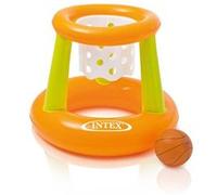 Panier gonflable avec filet + ballon de basket jeu piscine mer 58504NP Orange et vert G