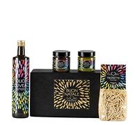 Panier Gourmand Italien "Tradition et Gout de la Ligurie" - Panier gourmand vegetarien de la ferme Cuvea: produits artisanaux typiques sans conservateurs ni colorants