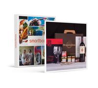 Panier Gourmand L'étoilé À Domicile : Piperade, Rillettes, Terrines, Pâte À Tartiner Et Vin - Smartbox - Coffret Cadeau Gastronomie