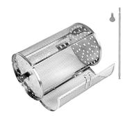 Panier Grill Rotatif - Cage BBQ Acier Inoxydable | Rôtissoire Broche