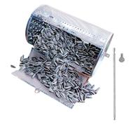 Panier Grill Rotatif - Cage BBQ Acier Inoxydable | Rôtissoire Broche