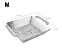 Panier Grille Acier 35x31cm Compatible pour weber Panier Grille((middle)) | Acier inoxydable pour robuste, compatible pour weber, dimensions 35x31cm, lavable, réutilisable