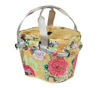 Panier guidon jaune 15L compatible Klickfix Bloom CarryAll Basil ( Jaune / A fleurs / Non-Défini )