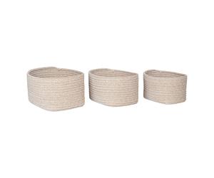 Panier House Nordic Cadima (x3) Beige 18x23x13 cm