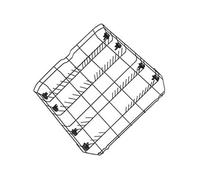 Panier inférieur 52,5 X 52,8 X 12 Cm Lave-vaisselle 1758972600 - 303751