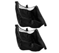 Panier Inférieur de Poussette Multifonctionnel 2 Pièces, Oxford Noir | Rangement sous Poussette, Paquet en Filet Inclus, Usage Quotidien, pour Affaires Bébé et Achats