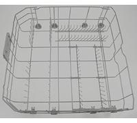 Panier inférieur d'origine 525 x 528 x 12 mm Lave-vaisselle 1758972600, 1790280062 BEKO Lave-vaisselle 1758972600, 1790280062 BEKO