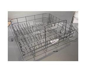 Panier inférieur original jpshop pour lave-vaisselle Smeg, Pièce de rechange 691411020, Gris, Plastique, Sous comptoir