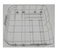 PANIER INFERIEUR POUR LAVE VAISSELLE BEKO * 1790280062 D8835 FD BEKO 7695437342