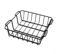 Panier isotherme de camping avec compartiment de rangement séparé pour séparer les aliments et les boissons, fabriqué en fer, dimensions 281 x 241 x 92 mm et 315 x 297 x 86 mm, portable et facile à