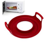 Panier Isotherme Pour Micro-ondes Avec Poignées, Bol À Micro-ondes Confortable Résistant À La Chaleur, Empileur D'assiettes Pour Chauffer Les Aliments, Plateau Résistant À La Chaleur