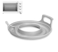 Panier isotherme pour micro-ondes avec poignées, support de bol à micro-ondes de 30 cm, plateau de refroidissement et bec verseur, plateau de poignée pour le transport de bols, assiettes, repas,