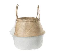 Panier Kahs Borl Ø40 X 38 Cm Blanc Blanc