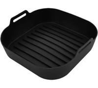 Panier KITCHENCOOK carré en silicone couleur noir