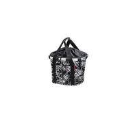 Panier Klickfix Bikebasket Fleur Noir