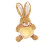 Panier lapin de Pâques - 26x18x11 cm | Conteneur de stockage de bonbons en forme de lapin en rotin en tissu fait à la main | Panier à œufs de pâques, décoration de table, accessoire de maison pour enf