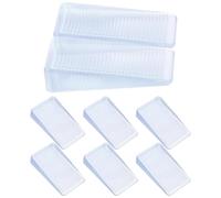 Panier Linge Roulettes Cales de meubles réglables, niveleurs, stabilisateurs Table, cales d'armoire, protecteurs sol, butoir porte domestique, tapis en bois, 8 pièces