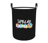 Panier Linge Sale Répandez La Gentillesse Soyez Gentil Durable Corbeille À Linge Sale Résistant Organiser Paniers Pour Chambre Salle De Bain Dortoir 34X42Cm