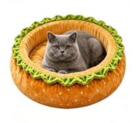 Panier-Lit Moelleux pour Chien et Chat Nid d'Enrichissement Interactif | Lit de en Peluche pour Chat Petit Chiot Extérieur Salon Ma