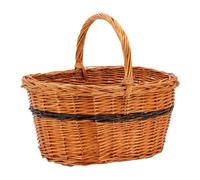 Panier Lucette en osier buff Droit