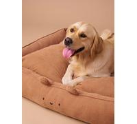 Panier matelassé en velours pour chien, disponible en 3 tailles camel S