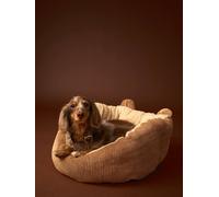 Panier matelassé pour chat et chiens caramel TU