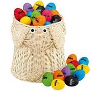 Nino Percussion VE80-NI540-2 panier de 80 shakers œuf (8 couleurs)