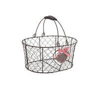 Panier metal motif coeur aubry gaspard pam2820 G