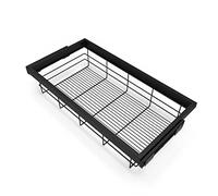 Panier métallique - Kit de Panier avec Cadre réglable pour Armoire, Fermeture Douce, Module de 900 mm, Finition Noire texturée.