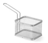 Panier miniature pour frites, en acier inoxydable, 100 x 80 x 75 mm - Hendi