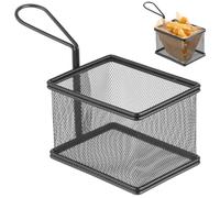 Panier miniature pour snacks frits avec anse 125 x 100 x 85 mm - Hendi 425626