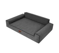 Panier Moelleux pour Chien - Lit Canapé Noir 78 x 53 cm
