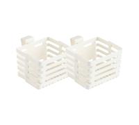 Panier Mural - 2 Petits Paniers Rétractables, Organisateur Portable Creux Pour Rampe De Douche, Porte De Réfrigérateur, Placard De Cuisine | Solution De Rangement Pour Tiroirs De Salle De Bain | Organ