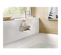 Panier mural Emco System 2 354500520 225 x 89,5 x 92 mm, fixation invisible, finition chrome noir brossé