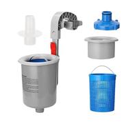 Panier mural flottant pour écumoire de piscine avec filtre à faible entretien, accessoires de nettoyage pour l'entretien de la piscine