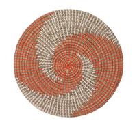 Panier Mural tissé Ningyiyan, herbiers Marins Faits à la Main, Conception de Crochet d'isolation, pour décoration de Salon, Bol de Rangement Polyvalent, Organisateur Mural de 40 cm