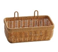 Panier mural tissé pour ail et gingembre - Panier de rangement pour légumes et épices