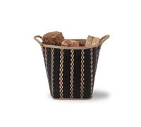 LE MARQUIER - Panier Osier Tresse Rond Bicolore G