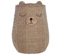 Panier Ours Rangement Stockage Tressage en Herbier Marin Fulan