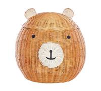 Panier Ours Rangement Tissage en Rotin Naturel Sambur
