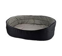 Panier ovale 70x52cm Essentiel noir/gris
