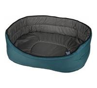 Panier ovale pour animaux - Bleu canard / Gris - L 45 x l 27 cm